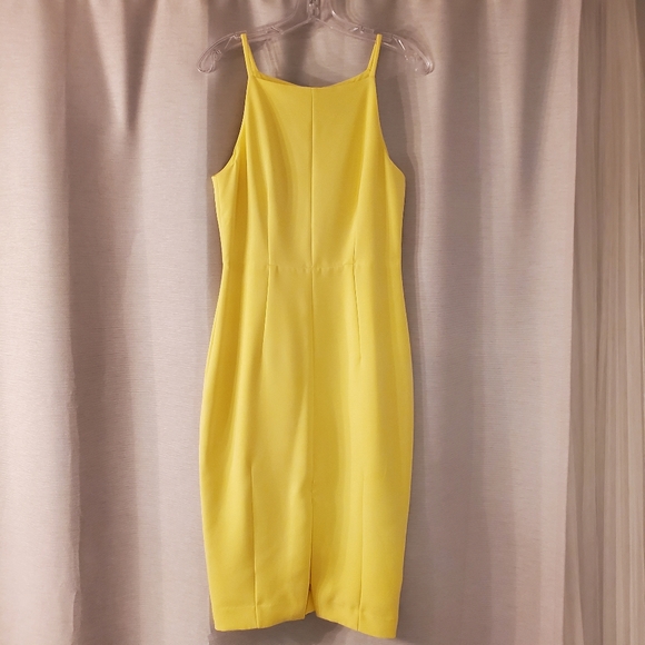 Lemon Confection Yellow Bodycon Dress - Picture 2 of 10